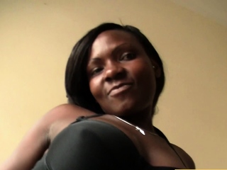 Curvy Nubian princess dicked deep at this fake model casting
