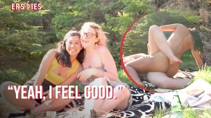 Ersties – Hot Lesbian Couple Enjoy Sex in the Outdoors