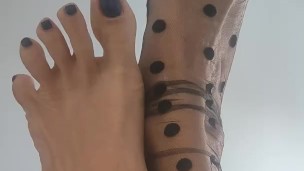 calze in tulle