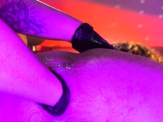 Big boobed amateur toying and fisting herself